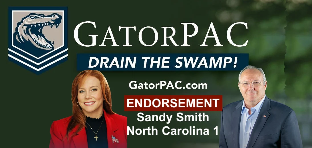 GatorPAC Endorses Sandy Smith as the ONLY America First Candidate in North Carolina Congressional District 1 Race